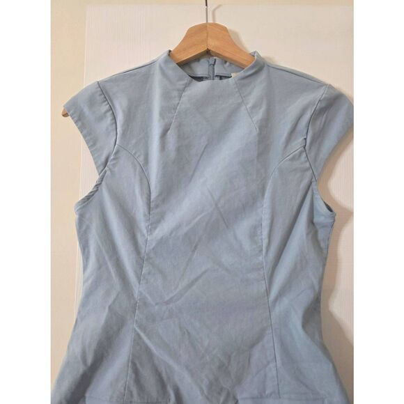 Anthropologie Maeve Cap-Sleeve Mock-Neck Mini Dress XS $148 - Picture 4 of 10